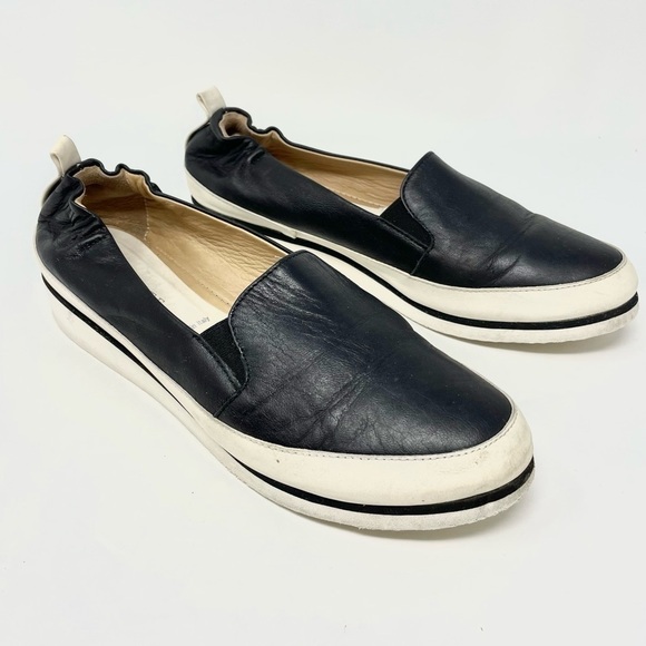 Ron White Nell Black Leather Slip On Shoes Size 39.5 - Picture 3 of 10